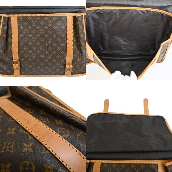 LOUIS VUITTON LV Sac Kleber Shoulder Bag Monogram Leather Brown 13FB539 - Picture 10 of 16
